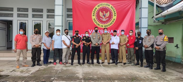 BIN Gandeng LDII Lampung Tengah Adakan Vaksinasi