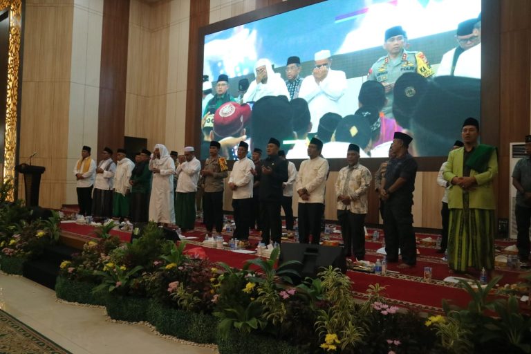 LDII Hadir dan Apresiasi Tabligh Akbar dan Dzikir Bersama oleh Polda Lampung