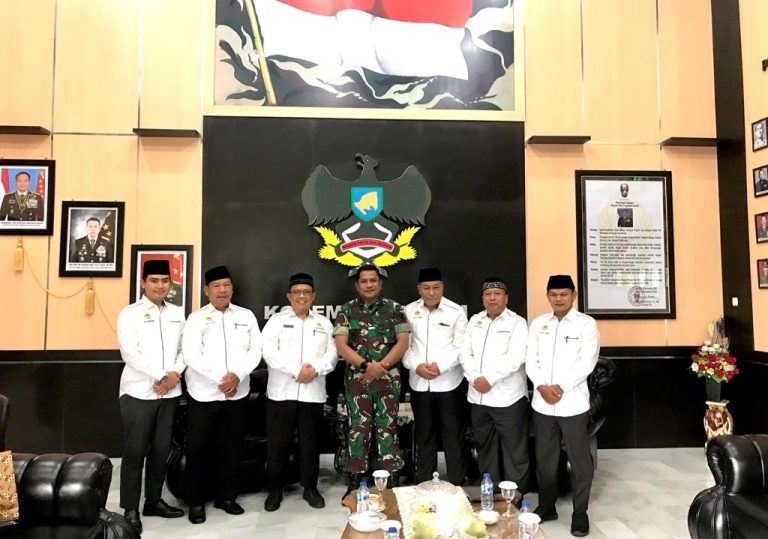 Danrem 043/Garuda Hitam (Gatam) terima kunjungan DPW LDII Lampung, Danrem: jaga kondusifitas dalam memasuki tahun politik