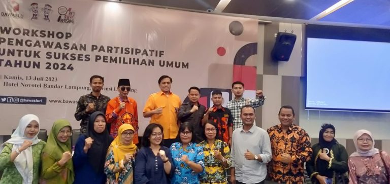 LDII Hadiri Workshop Pengawasan Pemilu 2024 Bawaslu Lampung